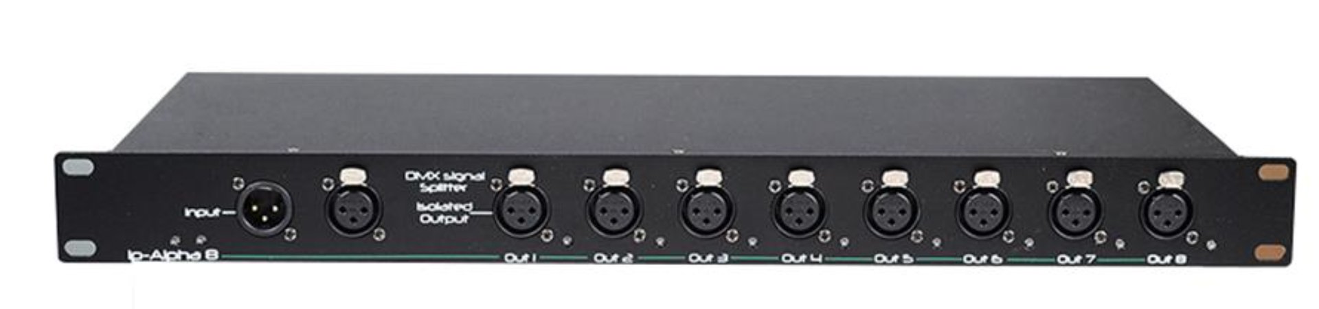 8-way DMX signal amplifier/splitter